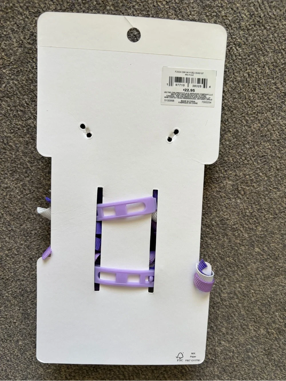 Gymboree Classroom Cutie Curly Owl Clips